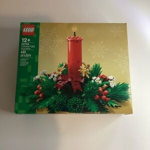 New Lego Holiday Christmas Table Decoration 40743 Building Toy Decoration